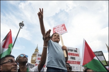 Gaza demo 28 July 2014, photo Paul Mattsson