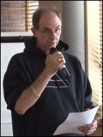 Dave Honeybone speaking, NSSN rally, 7.9.14, photo P Mason
