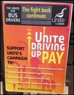 London bus drivers' campaign, photo Judy Beishon London bus drivers' campaign, photo Judy Beishon