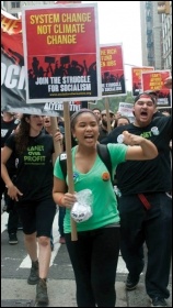 Socialist Alternative members on the People's Climate March in New York, 21 September 2014, photo Socialist Alternative