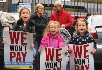 Ireland: We won't pay the water tax!