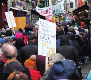Marching in Galway, 1 November 2014