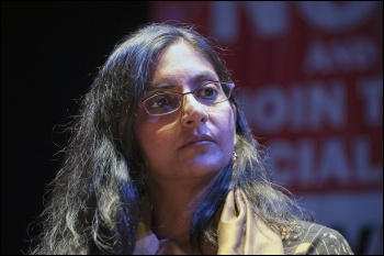 Kshama Sawant, Socialism 2014 Saturday rally 8.11.14, photo Paul Mattsson