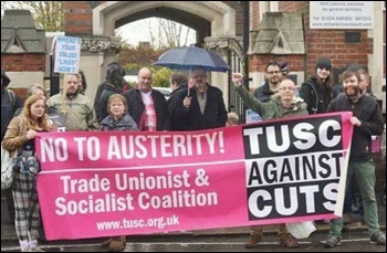 TUSC supporters in Rochester, photo SP North Kent
