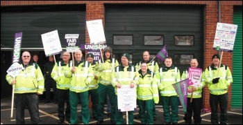 Gateshead, NHS strike 24.11.14, photo by E Brunskill
