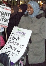 Fighting the cuts in Tower Hamlets, East London