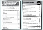 Hull city council's survey (left) and the unions' response