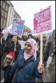 March for Homes, London, 31st January 2015, photo Paul Mattsson