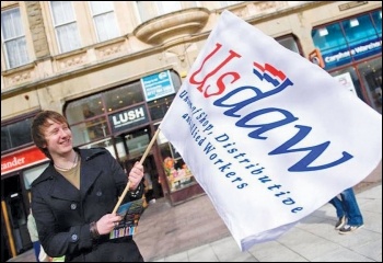 Shop workers' union Usdaw campaigns against violence at work