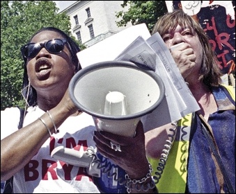 Union action is vital in fighting cuts and for equal pay, photo Paul Mattsson