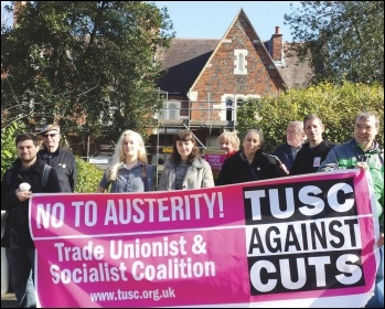 Lewisham Socialist Party visited Eleanor Marx's home, photo by Lewisham SP