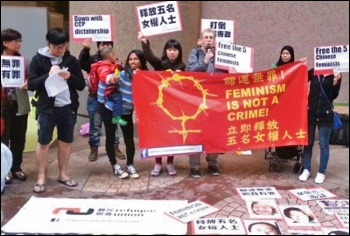 Five feminist activists have been released from jail in China