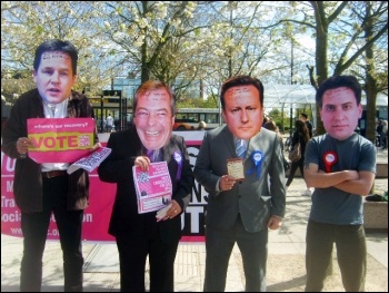 TUSC campaigners in Milton Keynes, 18.4.15