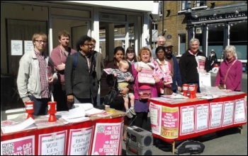 TUSC campaigners in Waltham Forest, 18.4.15