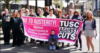 TUSC campaigners in Medway, 18 April 2015