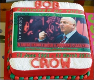 One of Salford TUSC's fundraising cakes, photo by Salford TUSC