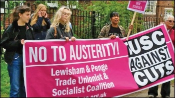 TUSC on the Lewisham anti-academies demo on 25 April 2015