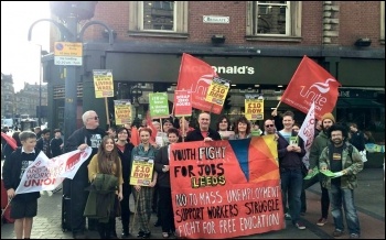 Leeds YFJ protest, May 2015