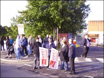 Gunstones bakery strike, 15.6.15, photo by A Tice Gunstones bakery strike, 15.6.15, photo by A Tice