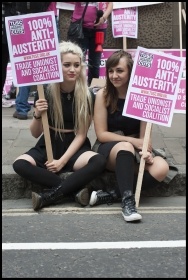 People's Assembly against Austerity demo, 20.6.15, photo Paul Mattsson