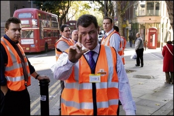 Royal Mail managers intimidating striking workers, photo Paul Mattsson