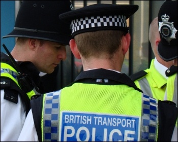 Police on the London Underground, photo JD Mack (Creative Commons) Police on the London Underground, photo JD Mack (Creative Commons)