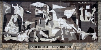A mural of Picasso's anti-war work 'Guernica', photo by Tony Hisgett (Creative Commons)