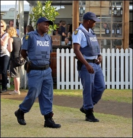 South African police. Photo: Marikana Wikimedia Commons (Creative Commons)