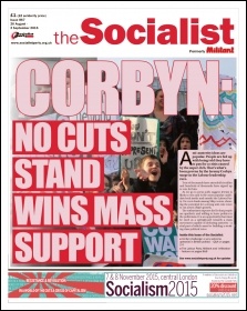 The Socialist issue 867 front page