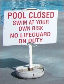 Pool closed, photo by mrak75 (Creative Commons)