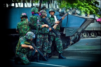 Thai soldiers, photo by Global Panorama (Creative Commons)