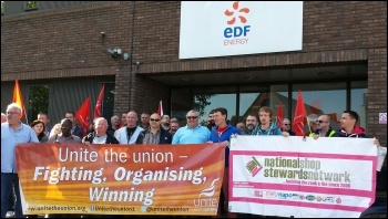 EDF strike, 4.9.15, Paul Callanan