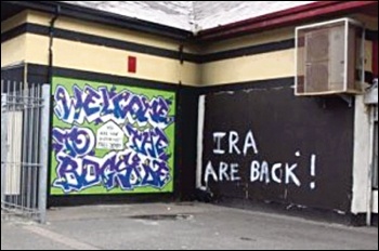 IRA graffiti in Northern Ireland