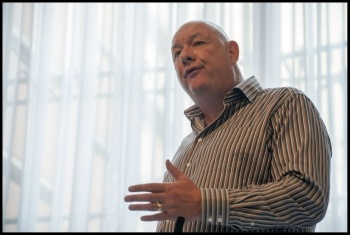 Dave Ward, NSSN rally 13.9.15, photo by Paul Mattsson Dave Ward, NSSN rally 13.9.15, photo by Paul Mattsson