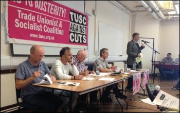TUSC conference, 26.9.15, Dave Nellist speaking TUSC conference, 26.9.15, Dave Nellist speaking