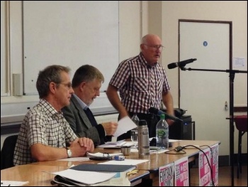 TUSC conference, 26.9.15, Peter Taaffe speaking TUSC conference, 26.9.15, Peter Taaffe speaking