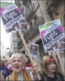 Anti-austerity demo, London, June 2015, photo Paul Mattsson