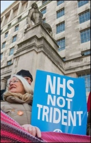 Anti-Trident demo, photo Paul Mattsson