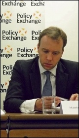 Tory minister Matthew Hancock, photo by Policy Exchange (Creative Commons)