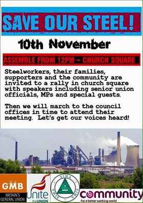 Steel march poster, November 2015 Steel march poster, November 2015