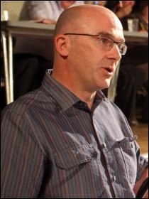 Patrick Mulholland, photo by Socialist Party Northern Ireland