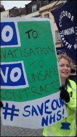 Demonstrating in Bristol, October 2015, photo by S. German