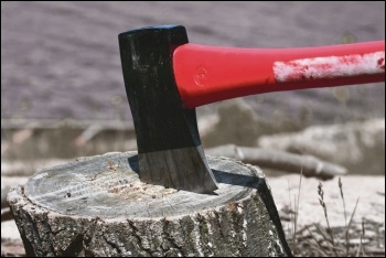 The cutter's axe, photo by Martin Cathrae (Creative Commons)