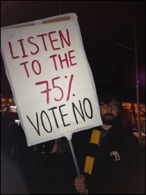 Outside parliament, 1.12.15