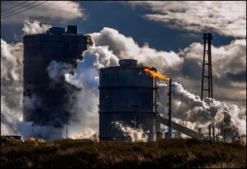 The blast furnace at Redcar steelworks, photo Jeff Pardoen (Creative Commons)