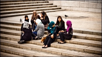 Young Muslim women, photo by Garry Knight (Creative Commons)