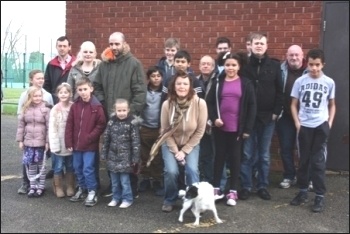 Campaigners to save Coventry's play centres. Jan 2016