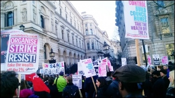 South London housing demo, January 2016 South London housing demo, January 2016