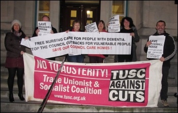 TUSC campaigning against cuts in Southampton