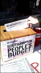 Southampton TUSC budget consultation